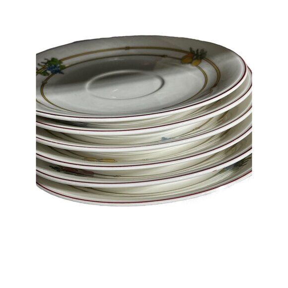 Villeroy & Boch Mon Jardin Fruit Design Saucer Plate Underplate 5 7/8" - Picture 4 of 4